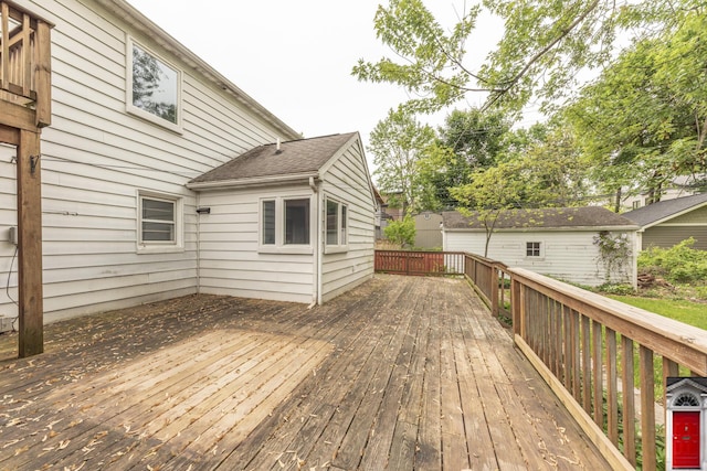 1506 Chandler Rd, Ann Arbor, MI 48105 - view of deck