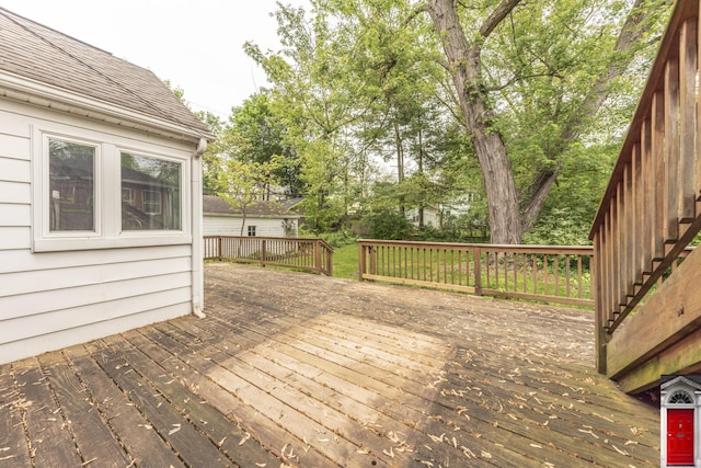 1506 Chandler Rd, Ann Arbor, MI 48105 - view of deck