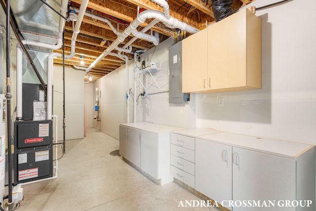 17946 Robbins Rd, Grand Haven, MI 49417 - unfinished below grade area with electric panel