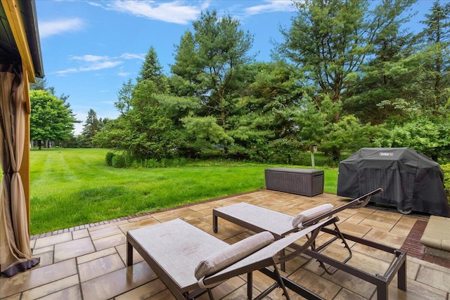 4047 Ramsgate Ct, Ann Arbor, MI 48103 - view of patio featuring a grill