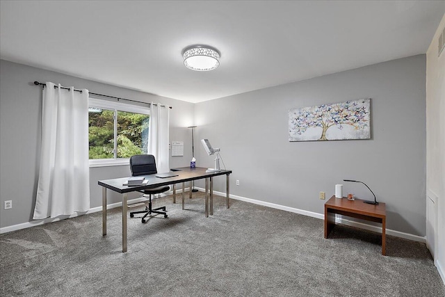 4047 Ramsgate Ct, Ann Arbor, MI 48103 - office area featuring carpet floors and baseboards