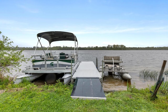 13341 Clausen Rd, Trufant, MI 49347 - dock area with a water view