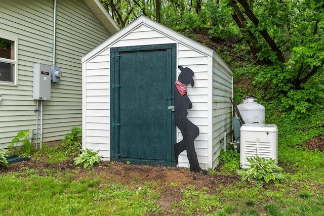 13341 Clausen Rd, Trufant, MI 49347 - view of shed