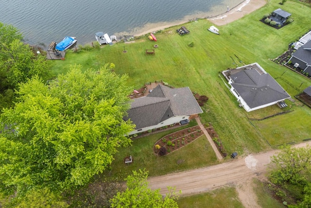 13341 Clausen Rd, Trufant, MI 49347 - bird's eye view of a large body of water