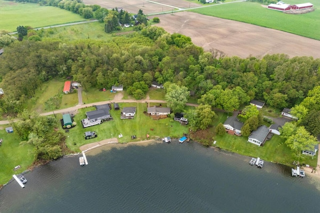 13341 Clausen Rd, Trufant, MI 49347 - aerial view of property's location featuring a nearby body of water