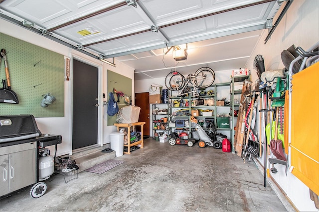 515 Springfield Cir, Niles, MI 49120 - garage with a garage door opener