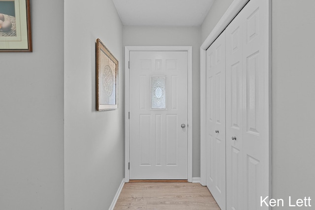 936 Amber View Dr SW Unit 160, Byron Center, MI 49315 - entryway with light wood-type flooring and baseboards