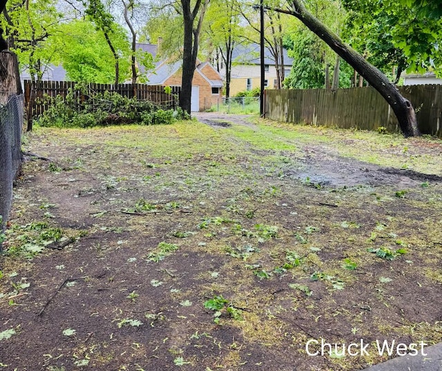 1479 Terrace St, Muskegon, MI 49442 - view of fenced backyard