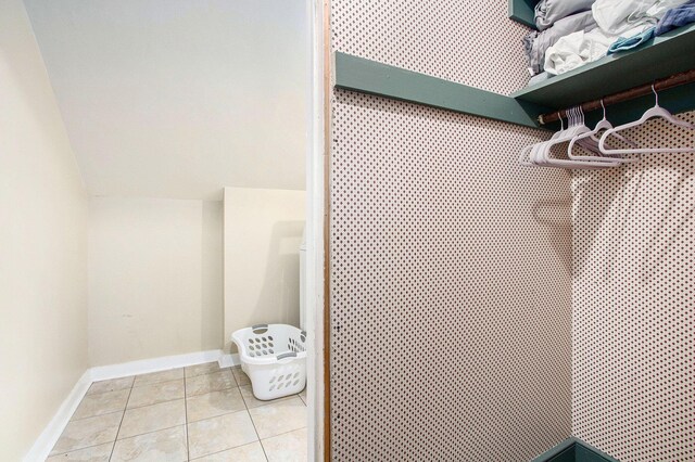 110 N O Keefe St, Cassopolis, MI 49031 - spacious closet with light tile patterned floors and lofted ceiling