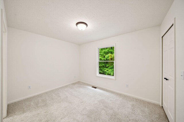 64711 Shorewood Ln, Cassopolis, MI 49031 - unfurnished bedroom featuring carpet flooring, a textured ceiling, baseboards, and a closet