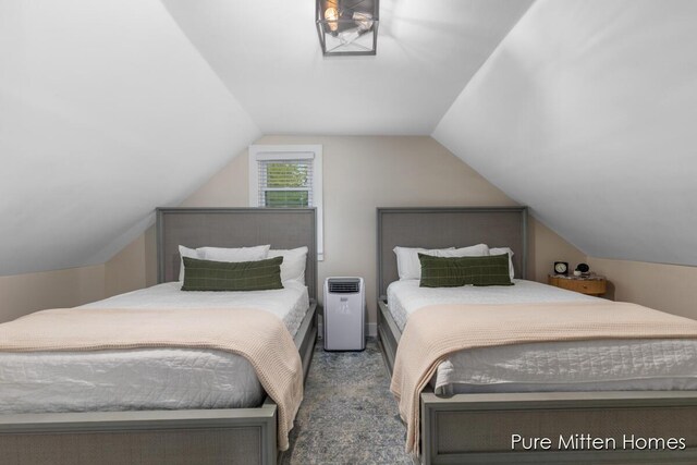 912 Arianna St NW, Grand Rapids, MI 49504 - carpeted bedroom with lofted ceiling