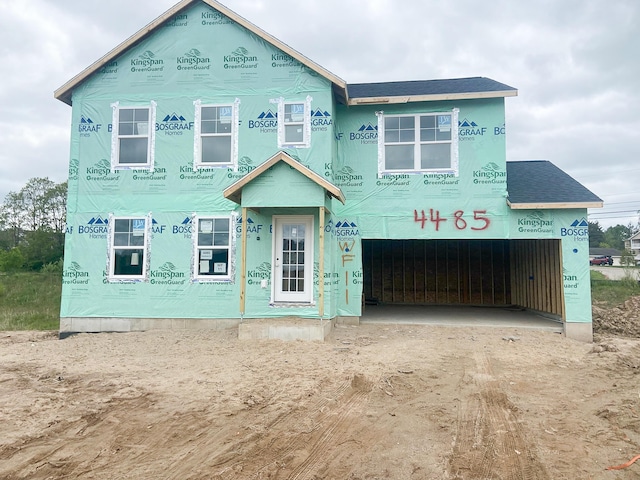4485 Coneflower Ct SE, Grand Rapids, MI 49512 - property in mid-construction with a garage