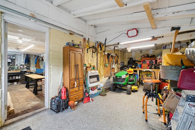 806 W Centre Ave, Portage, MI 49024 - garage with a workshop area