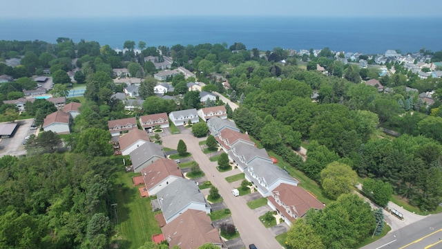 2501 Holiday House Rd, Saint Joseph, MI 49085 - aerial perspective of suburban area featuring a nearby body of water