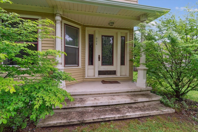 904 Schuring Rd, Portage, MI 49024 - entrance to property featuring covered porch