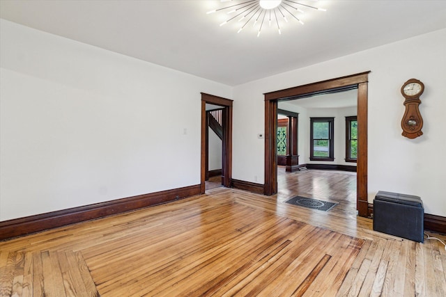 904 Schuring Rd, Portage, MI 49024 - empty room with light wood-type flooring and baseboards