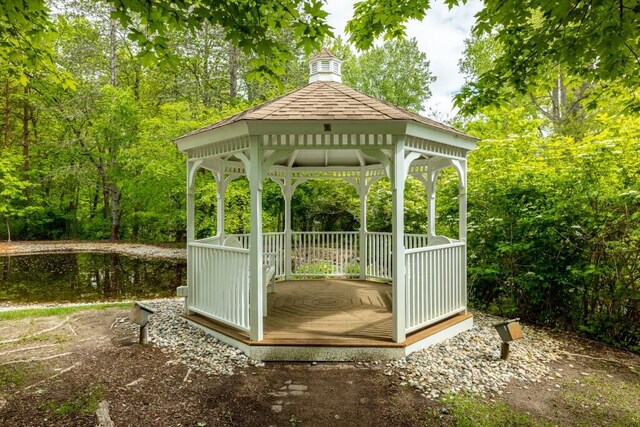 4936 Ravine Ct, Ann Arbor, MI 48105 - view of outdoor structure with a gazebo