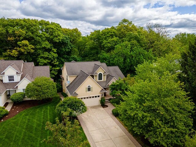 4936 Ravine Ct, Ann Arbor, MI 48105 - view from above of property