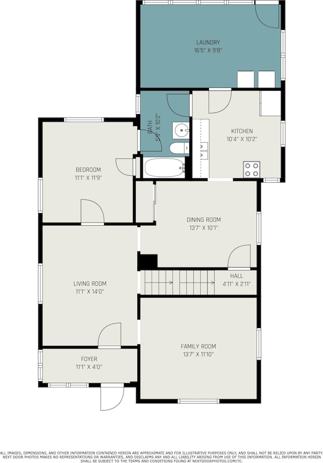527 Jackson St W, Battle Creek, MI 49037 - home floor plan