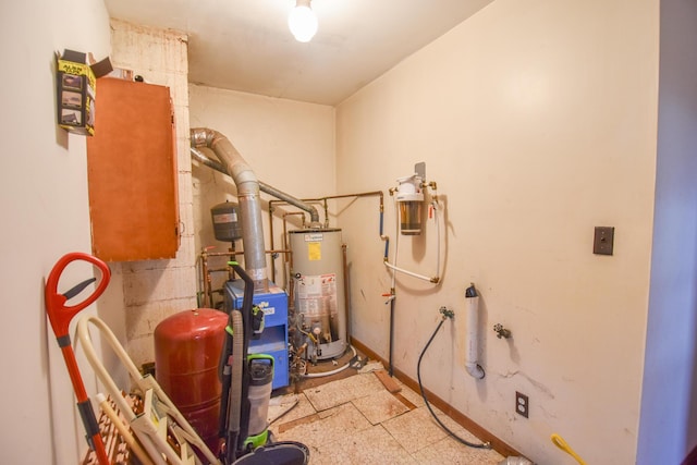 286 S Willowbrook Rd, Coldwater, MI 49036 - utility room with gas water heater