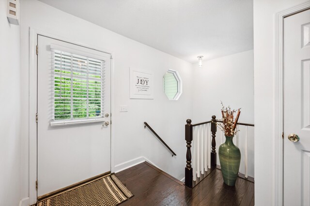4085 Ravina Ter, Saint Joseph, MI 49085 - entrance foyer with dark wood-type flooring and baseboards