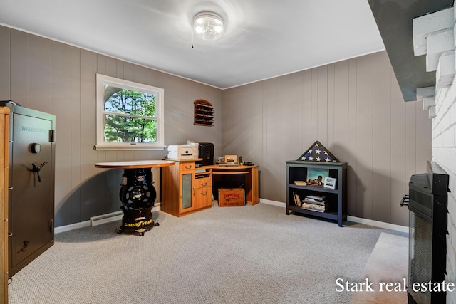 300 N 2nd Ave, Fruitport, MI 49415 - office area featuring carpet flooring