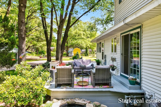 300 N 2nd Ave, Fruitport, MI 49415 - view of wooden deck