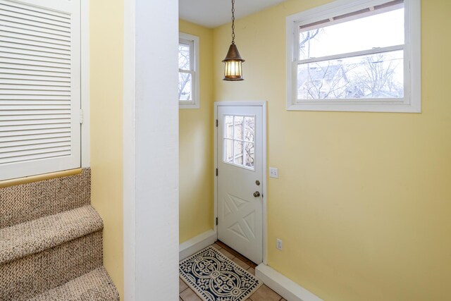1701 Forres Ave, Saint Joseph, MI 49085 - entryway featuring baseboards and light tile patterned floors