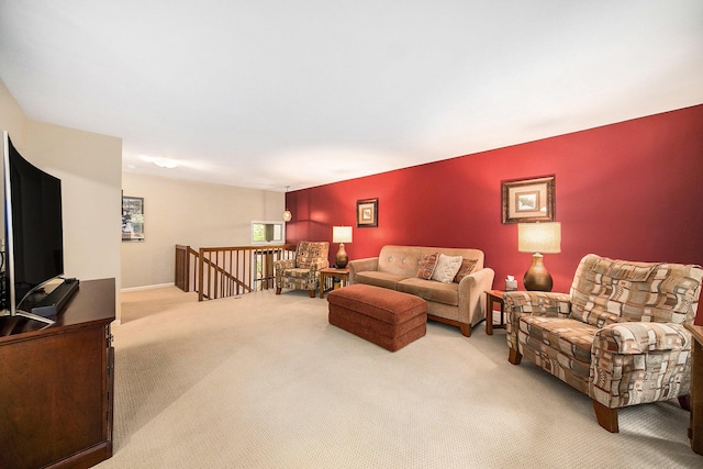 7643 Cottonwood Ln, Dexter, MI 48130 - living area featuring carpet floors