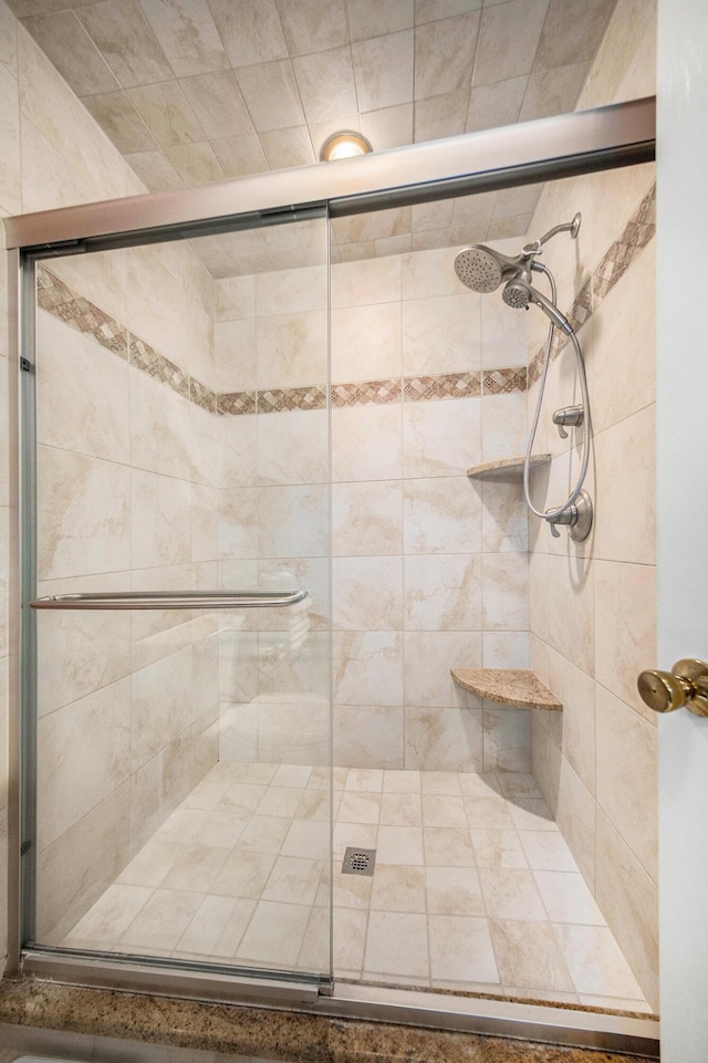 7643 Cottonwood Ln, Dexter, MI 48130 - full bath featuring a stall shower