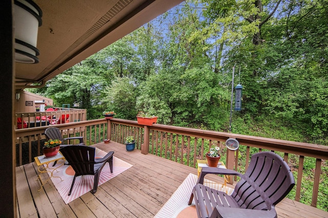 7643 Cottonwood Ln, Dexter, MI 48130 - view of deck