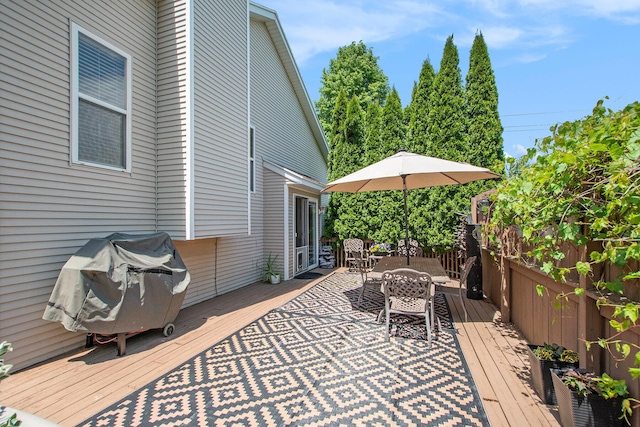 9324 Perry St, Zeeland, MI 49464 - deck featuring outdoor dining space
