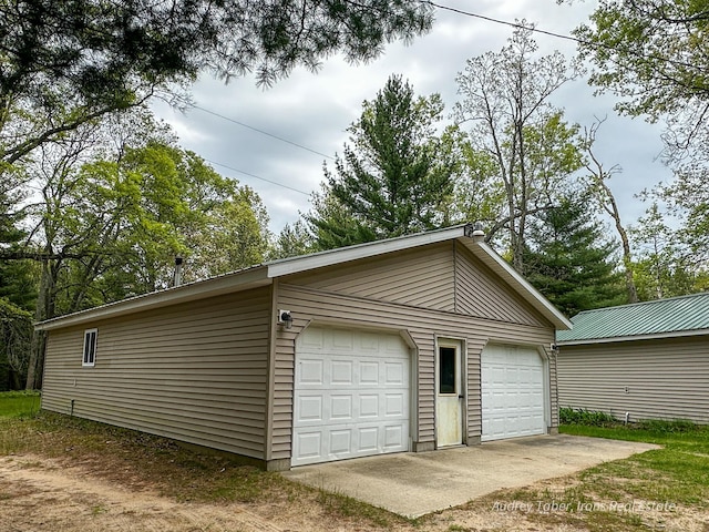 4307 N Mac Rd, Irons, MI 49644 - view of detached garage