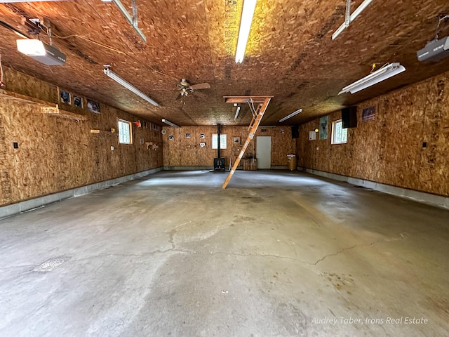 4307 N Mac Rd, Irons, MI 49644 - garage with a garage door opener