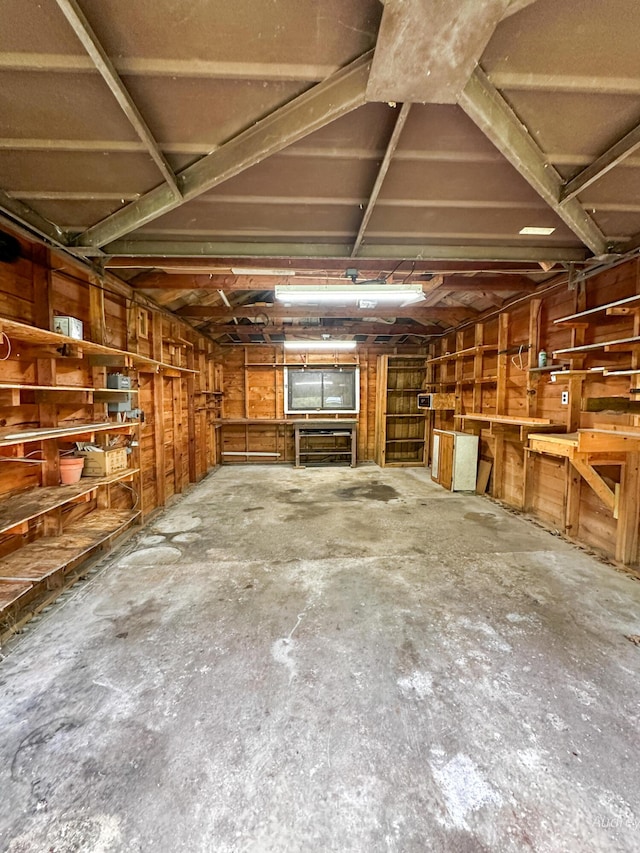 4307 N Mac Rd, Irons, MI 49644 - view of garage