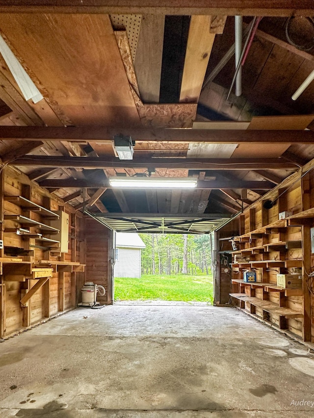 4307 N Mac Rd, Irons, MI 49644 - view of garage