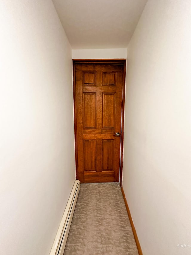 4307 N Mac Rd, Irons, MI 49644 - hall featuring light colored carpet and baseboards