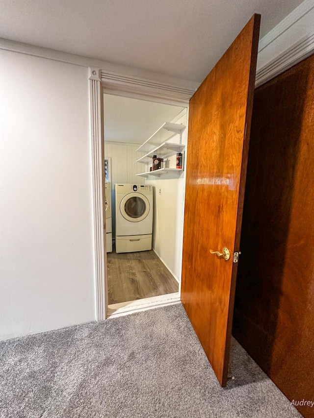 4307 N Mac Rd, Irons, MI 49644 - washroom featuring carpet