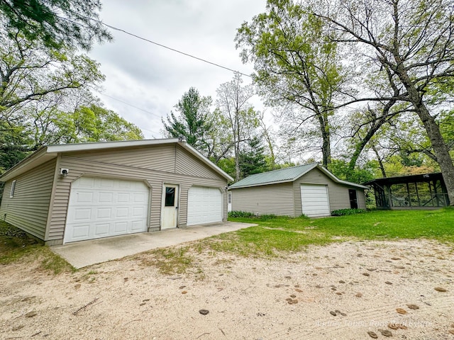 4307 N Mac Rd, Irons, MI 49644 - view of detached garage