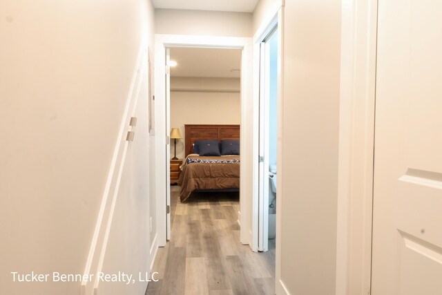 239 Monroe Ave, Muskegon, MI 49441 - hall with light wood-style floors