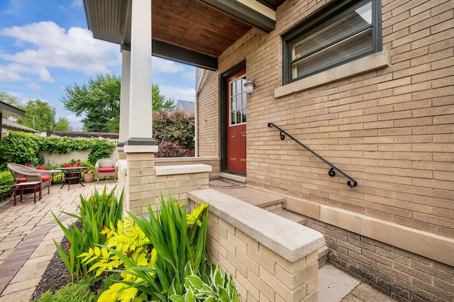 903 Lake Blvd, Saint Joseph, MI 49085 - doorway to property featuring brick siding