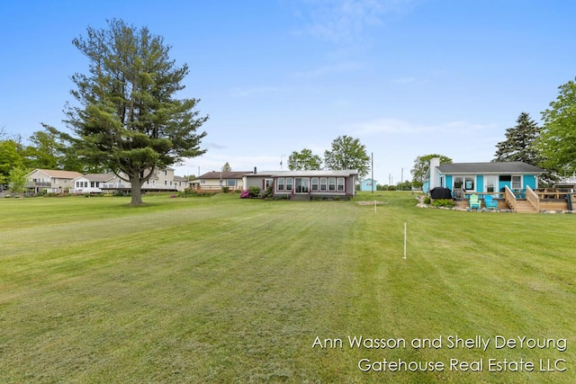 171 Dickerson Vw SW, Stanton, MI 48888 - view of grassy yard