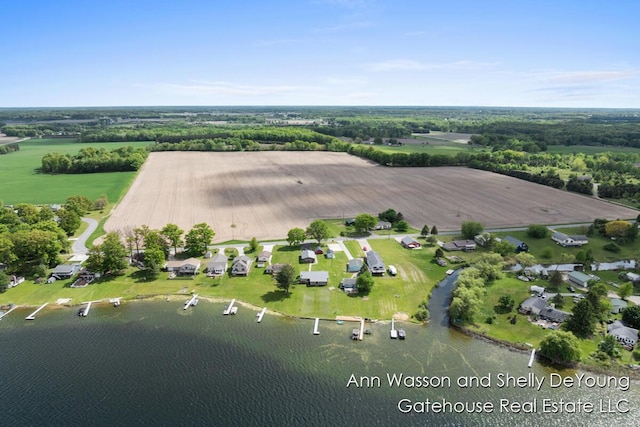 171 Dickerson Vw SW, Stanton, MI 48888 - aerial view of property's location with a large body of water