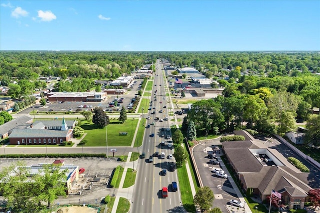 35519 Canyon Dr, Westland, MI 48186 - bird's eye view of a heavily wooded area