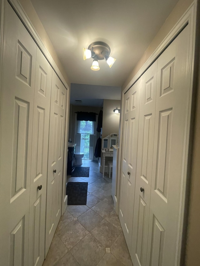 7100 Wing Lake Rd, Bloomfield Hills, MI 48301 - hall featuring stone finish floors