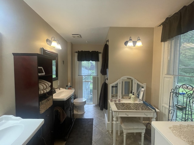 7100 Wing Lake Rd, Bloomfield Hills, MI 48301 - bathroom with tile patterned flooring and vanity
