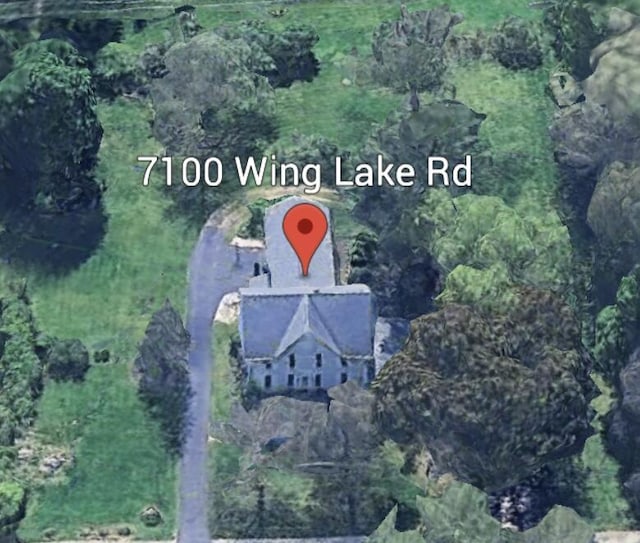 7100 Wing Lake Rd, Bloomfield Hills, MI 48301 - view of property location