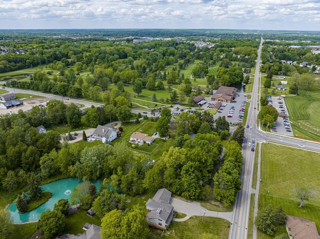 5643 Ivanrest Ave SW, Wyoming, MI 49418 - aerial view of property and surrounding area featuring a tree filled landscape