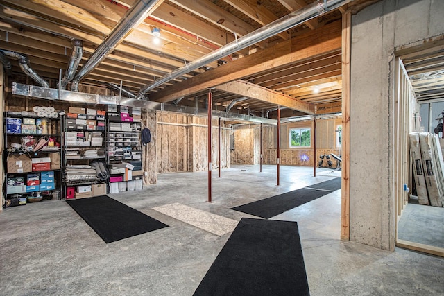 18919 I Dr N, Marshall, MI 49068 - view of basement