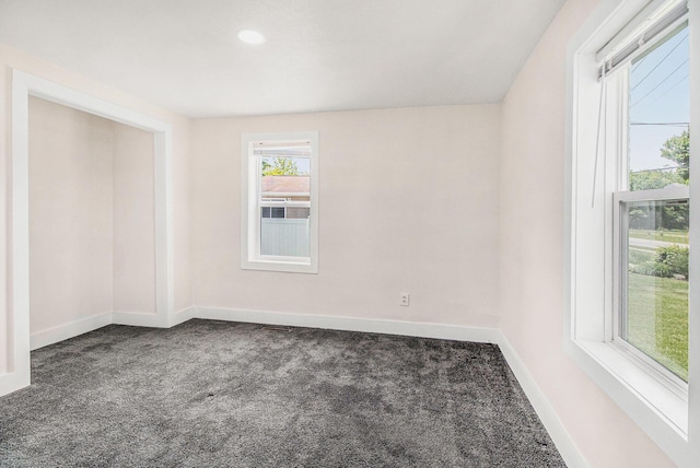 512 E Cass St, Schoolcraft, MI 49087 - spare room with carpet flooring and baseboards